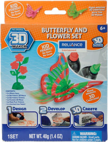 3D Magic Theme Pack - Butterfly and Flower Set
