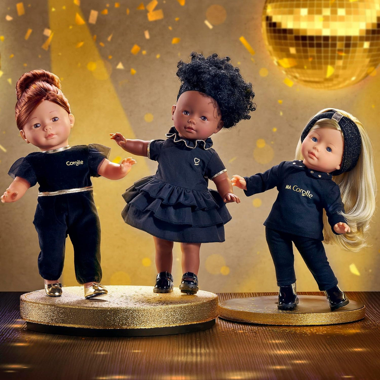 Corolle - Black Varnished Shoes for Ma Corolle 36cm Dolls