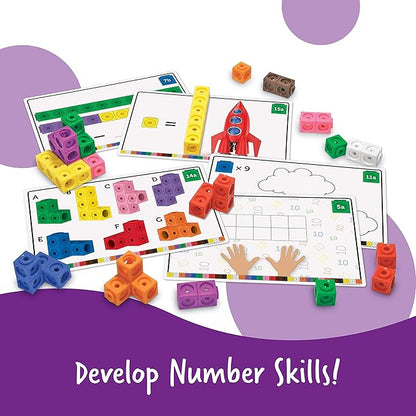 Learning Resources - MathLink Cubes Early Math Activity Set