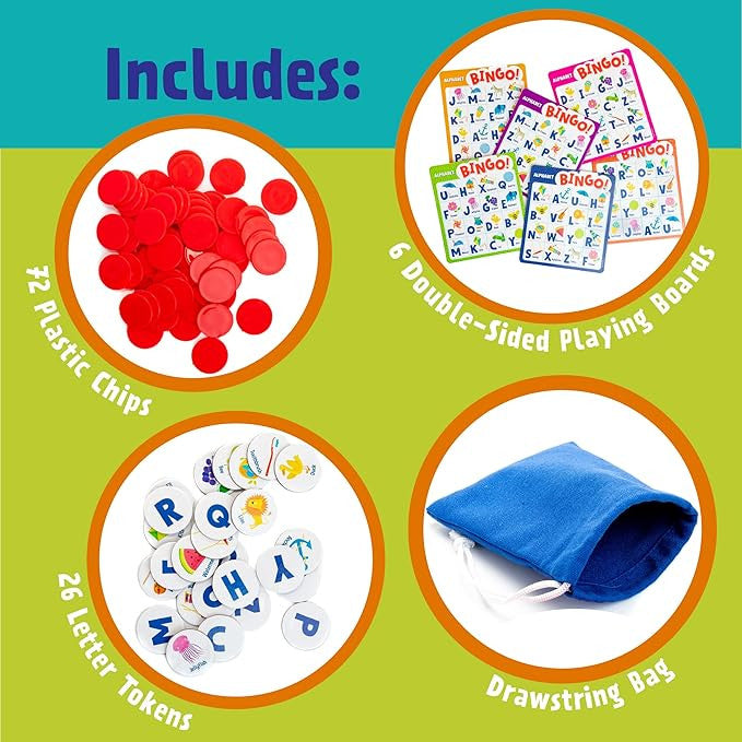 Peaceable Kingdom - Alphabet Bingo