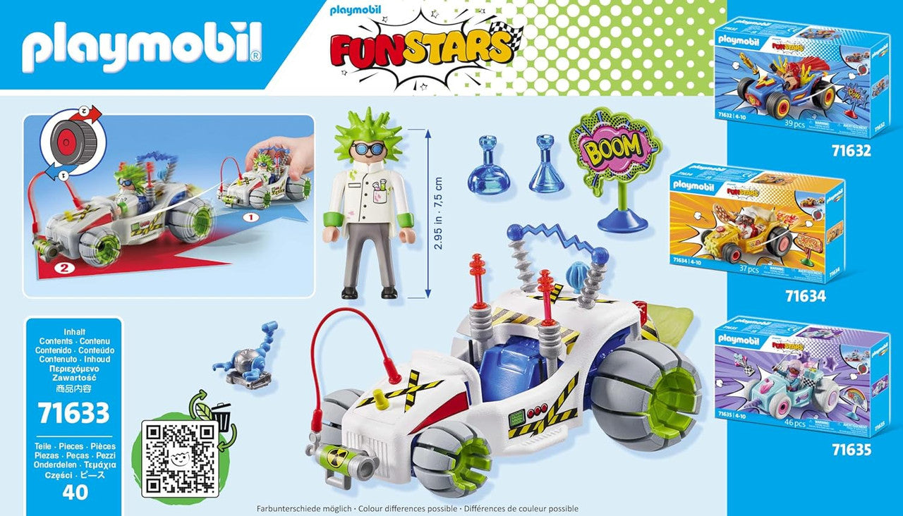 Playmobil Funstars - Crazy Cart Racing Professor 71633