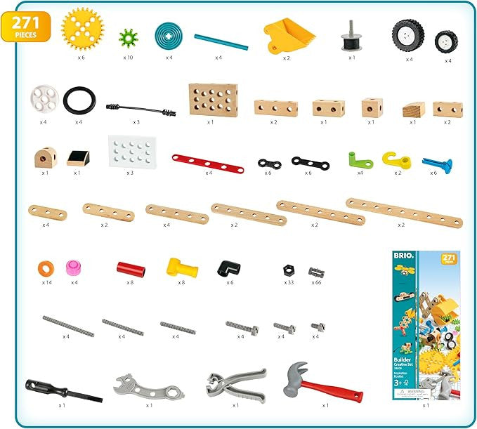 BRIO Builder - Builder Creative Set 271 Piece 34606