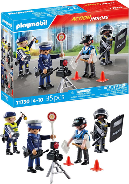 Playmobil - City Action - Police Figures Set | 71730