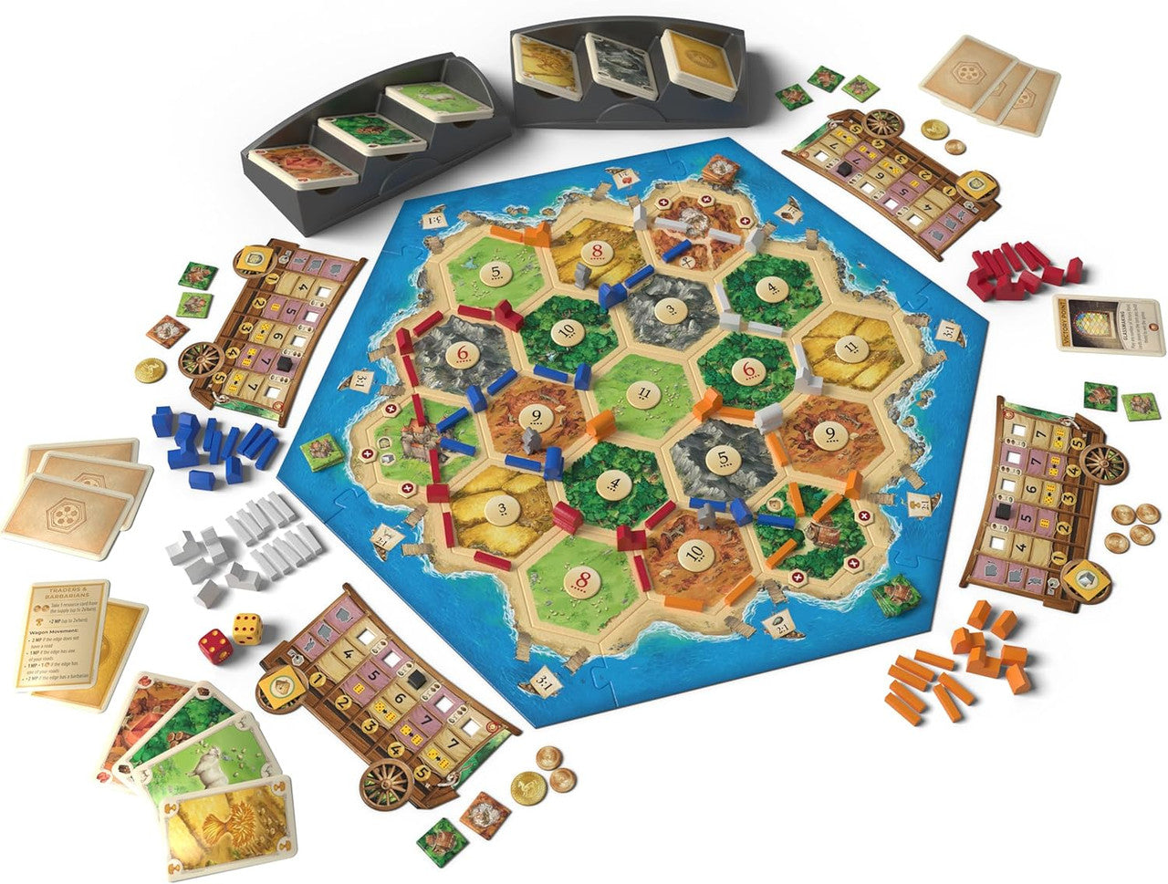 CATAN - Traders and Barbarians Expansion (6th Edition)