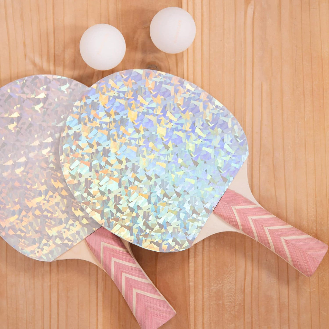 Sunnylife - Play On Table Tennis Set - Holographic *Slight Box Damage*