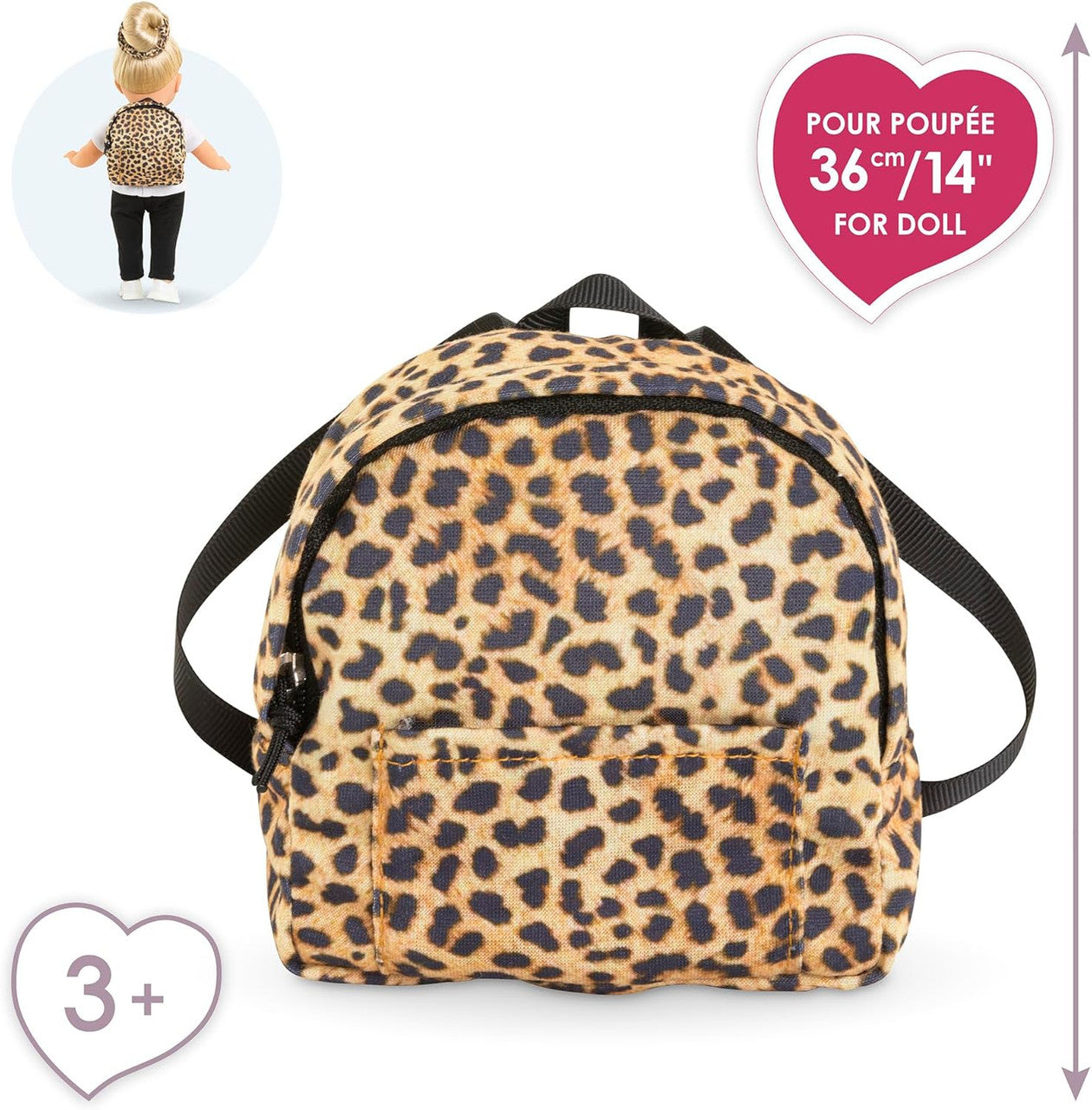 Corolle - Leopard Backpack for Ma Corolle 36cm Dolls