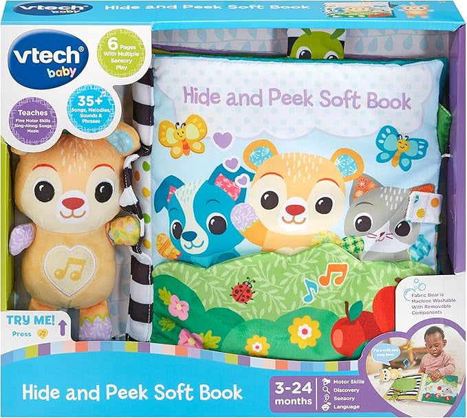 Vtech Baby - Hide & Peek Soft Book