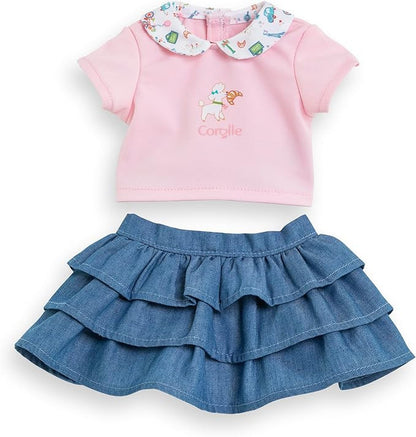 Corolle Mon Premier - A weekend in Paris T-Shirt & Skirt to fit 30cm Baby Doll