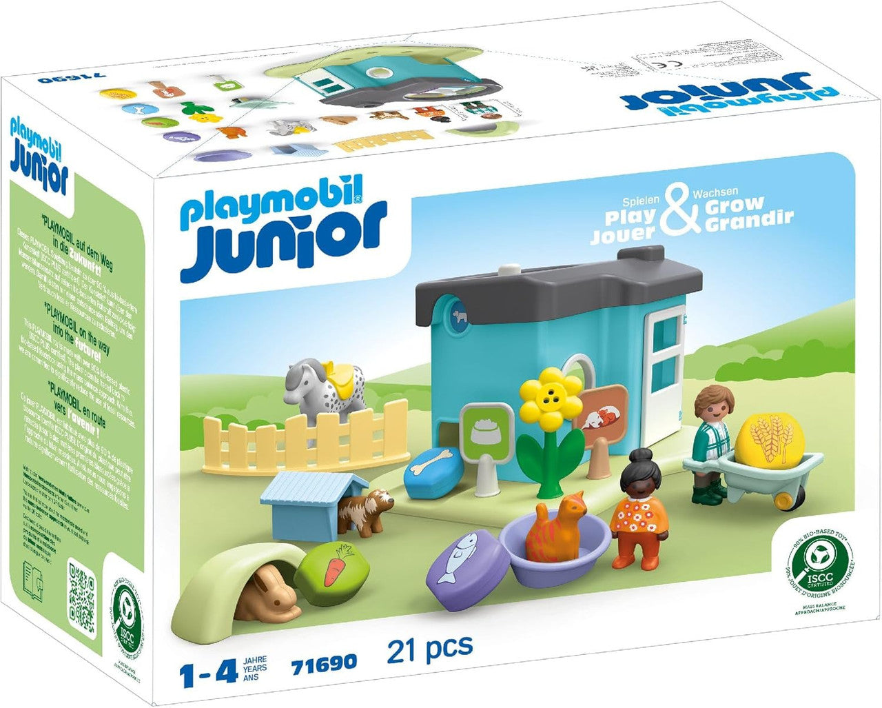 Playmobil Junior - Animal Kennels with Treat 71690
