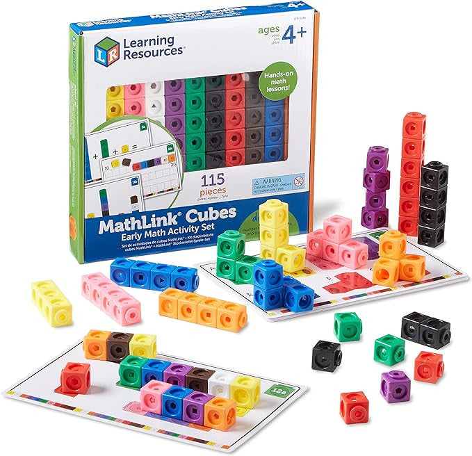 Learning Resources - MathLink Cubes Early Math Activity Set