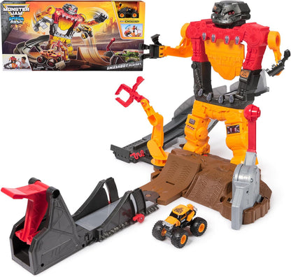 Monster Jam 1:64 Smash & Bash SmashBot Playset