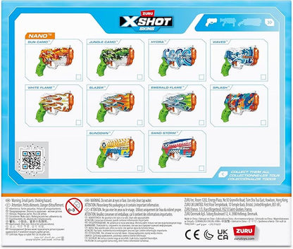 Zuru XSHOT Fast Fill Skins Water Gun - Nano Jungle Camo