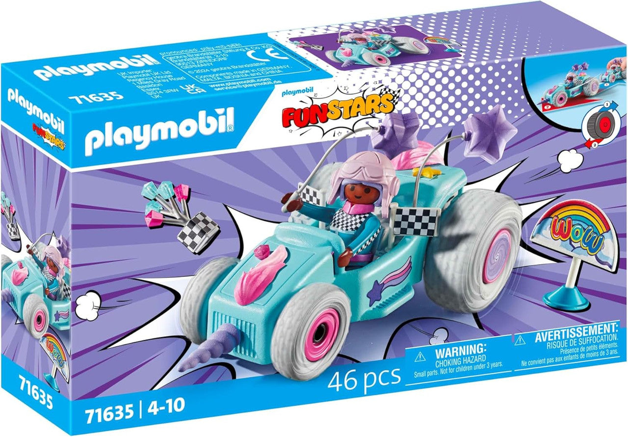 Playmobil Funstars - Crazy Kart Racing Unicorn 71635