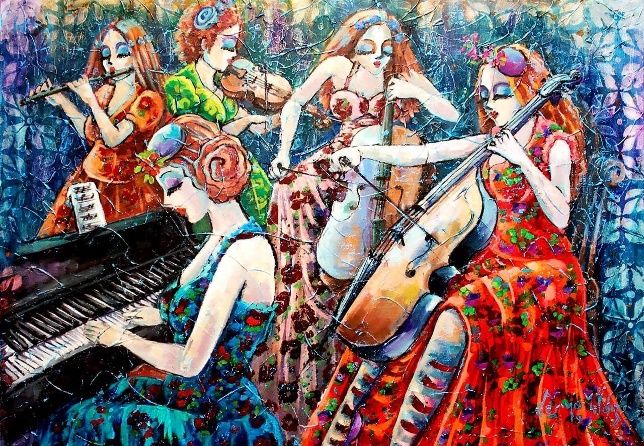 Anatolian 2 x 500pc - Colourful Notes Puzzle