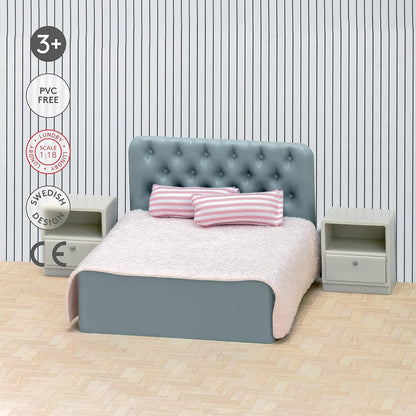 Lundby Doll's House - Basic Bedroom Set