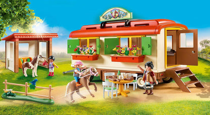 Playmobil Country - Pony Shelter with Mobile Home 70510