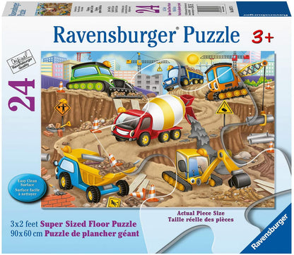 Ravensburger 24pc - Construction Fun SuperSize Floor Puzzle