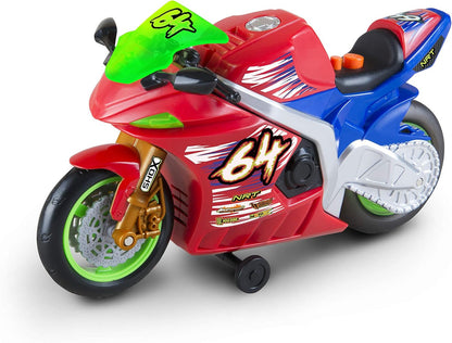 Nikko Road Rippers Wheelie Bikes - Wheelie Action Bike 25cm - Red