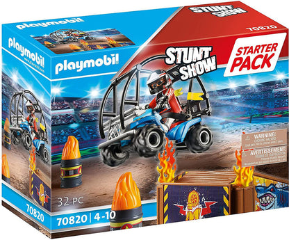 Playmobil Stunt Show - Starter Pack: Quad with Fire Ramp  | 70820