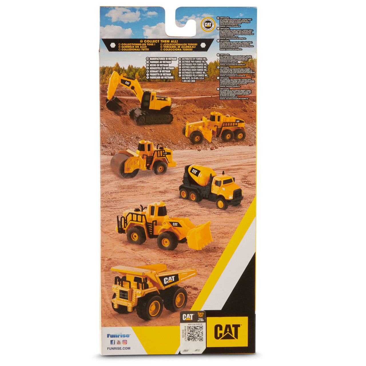 CAT - Metal Machines - Concrete Mixer, Dump Truck & Grader 3pk
