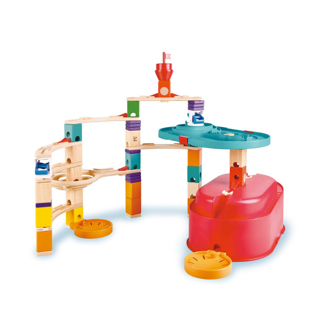 Hape - Quadrilla Stack Track Bucket Set