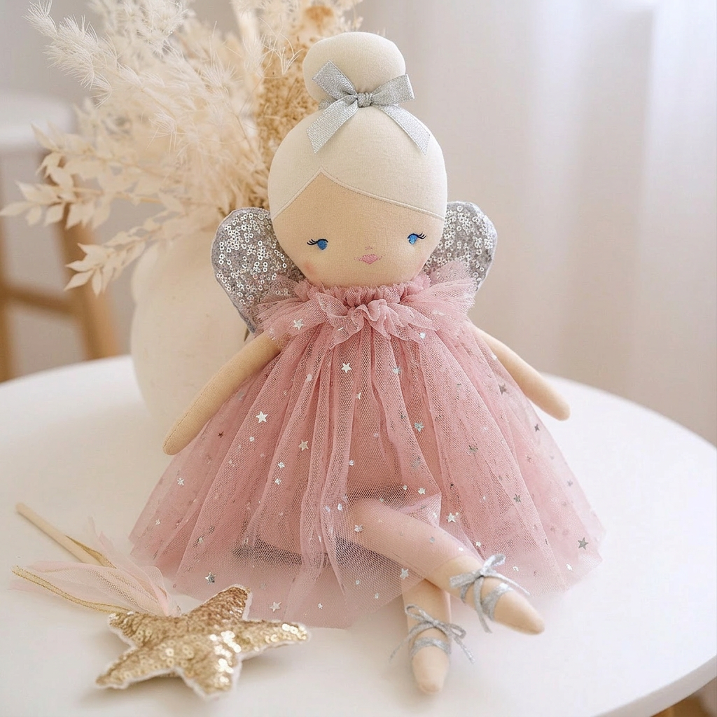 Posy Fairy 43cm Pink Silver