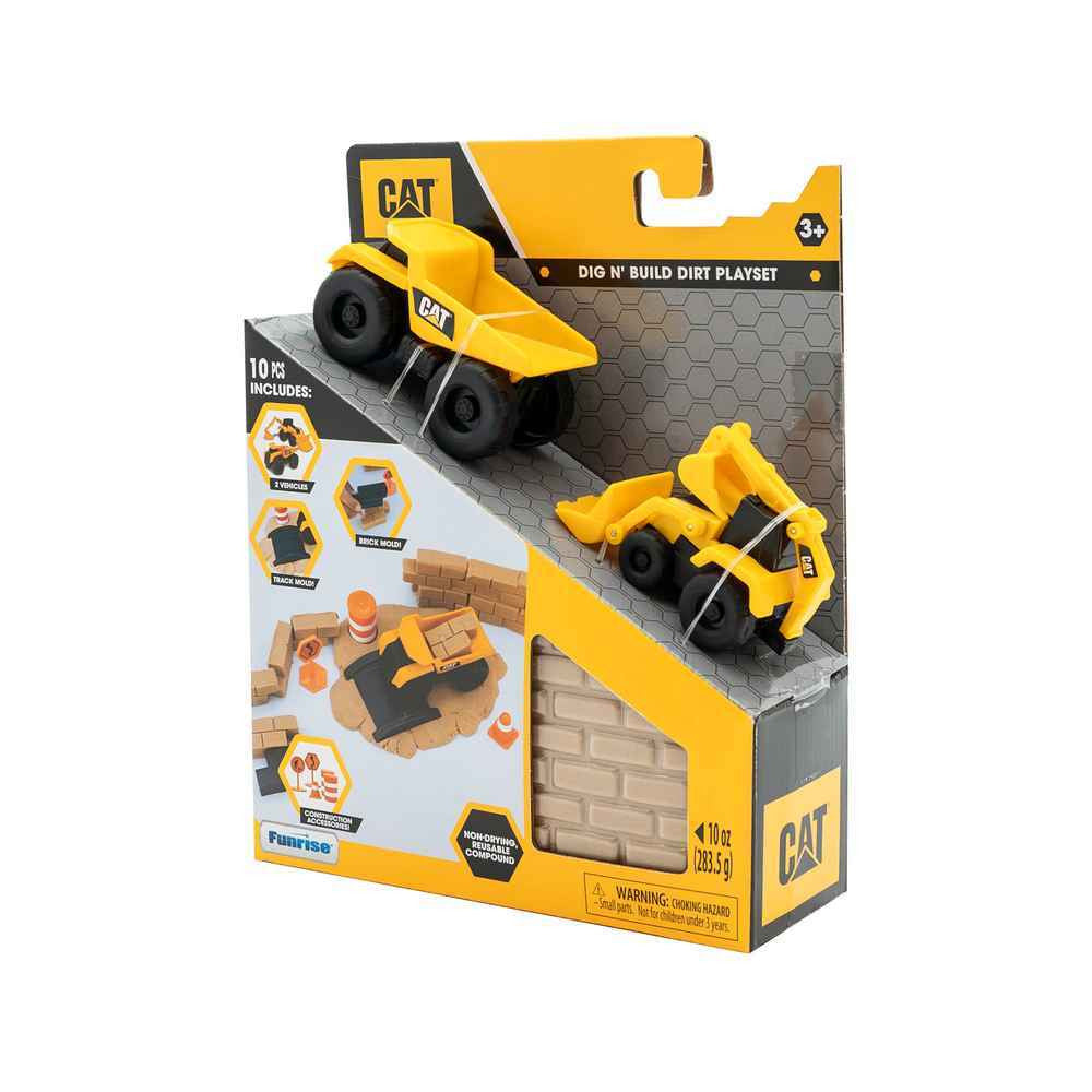 CAT Dig n' Build Dirt Playset