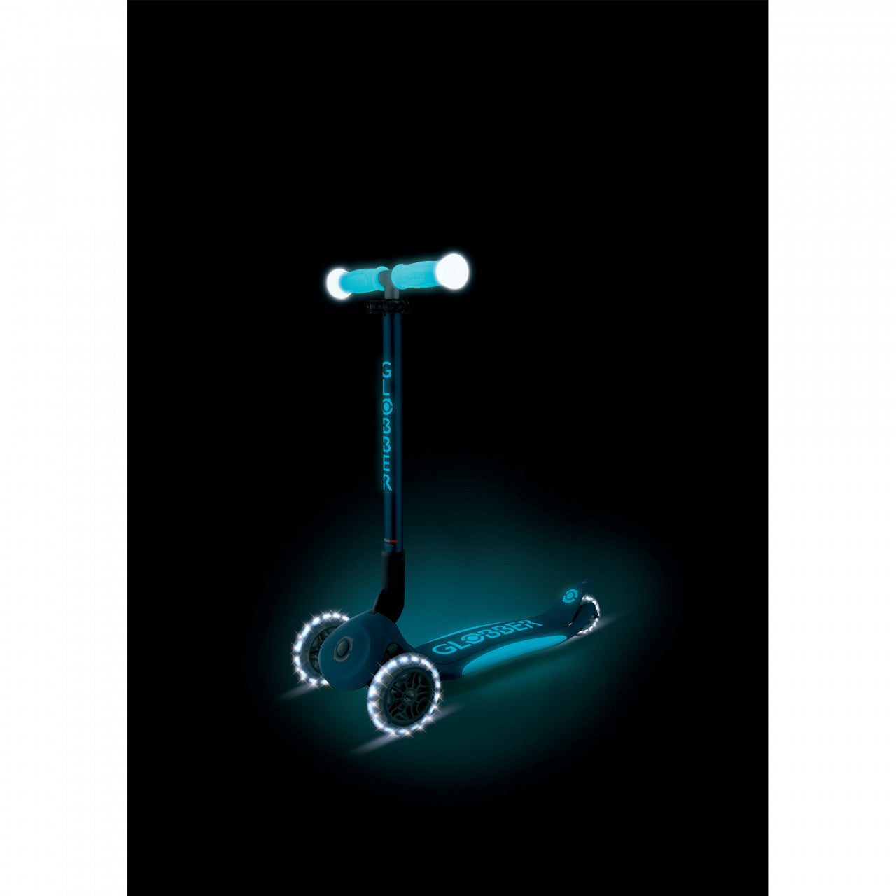 Globber - ELITE LIGHTS GLOW Scooter - Deep Blue