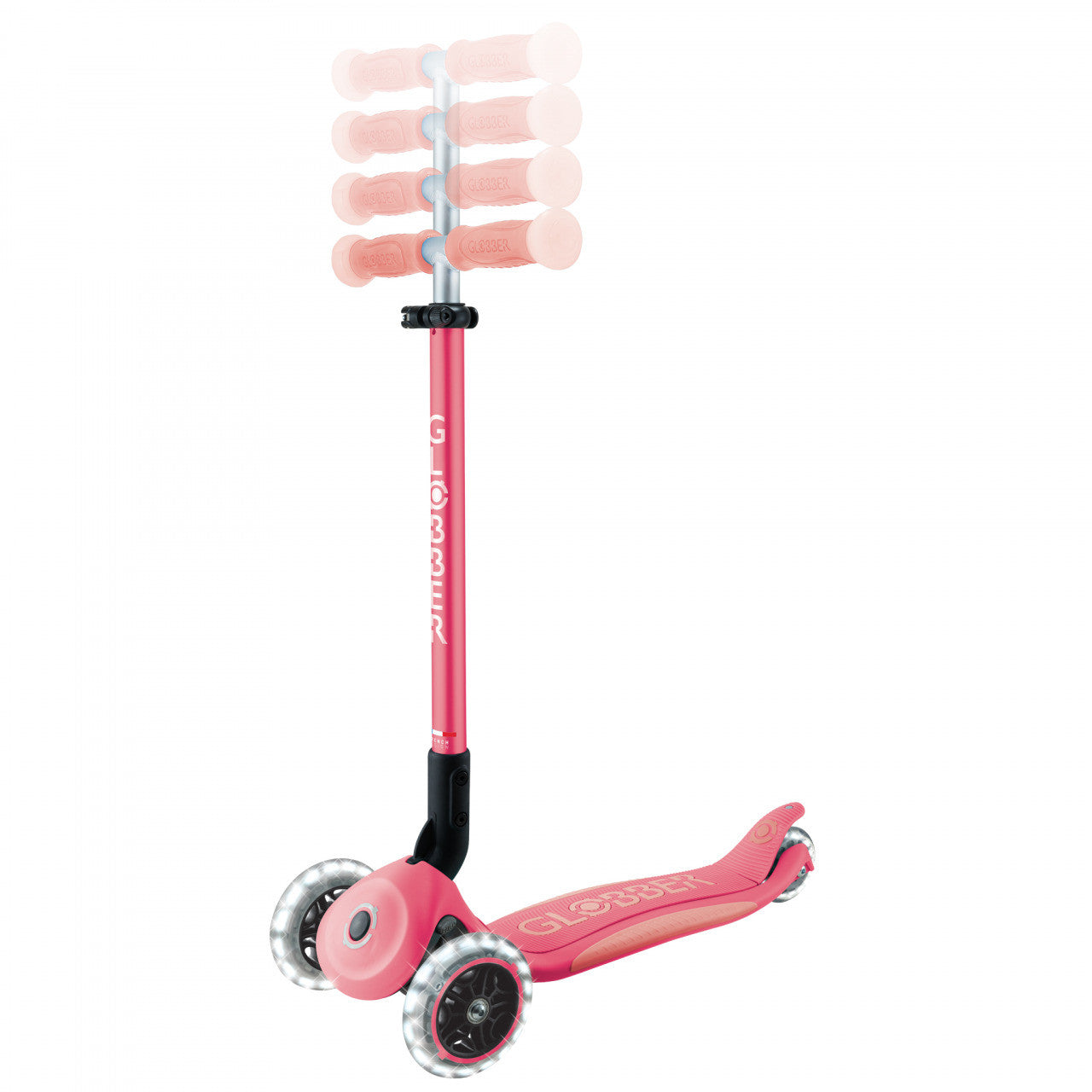 Globber - ELITE LIGHTS GLOW Scooter - Pastel Pink