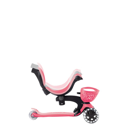 Globber - GO UP Baby Lights 360 Ride-On Scooter - Pastel Pink