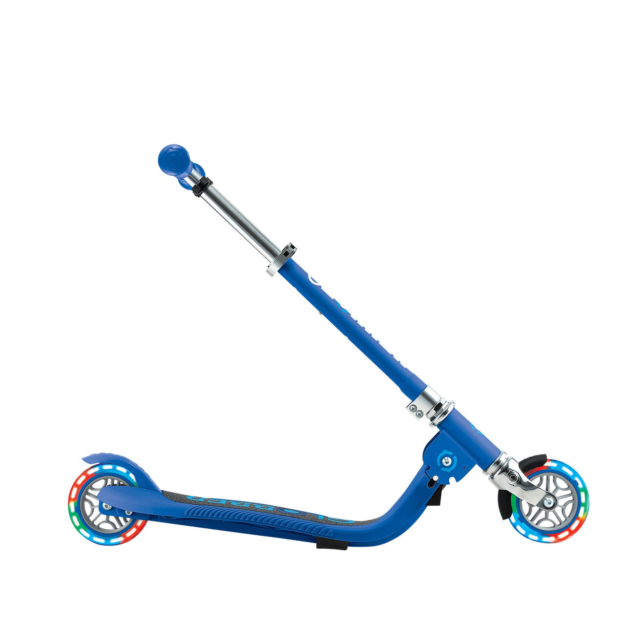 Globber - FLOW FOLDABLE JUNIOR with Lights - Navy Blue/ Sky Blue