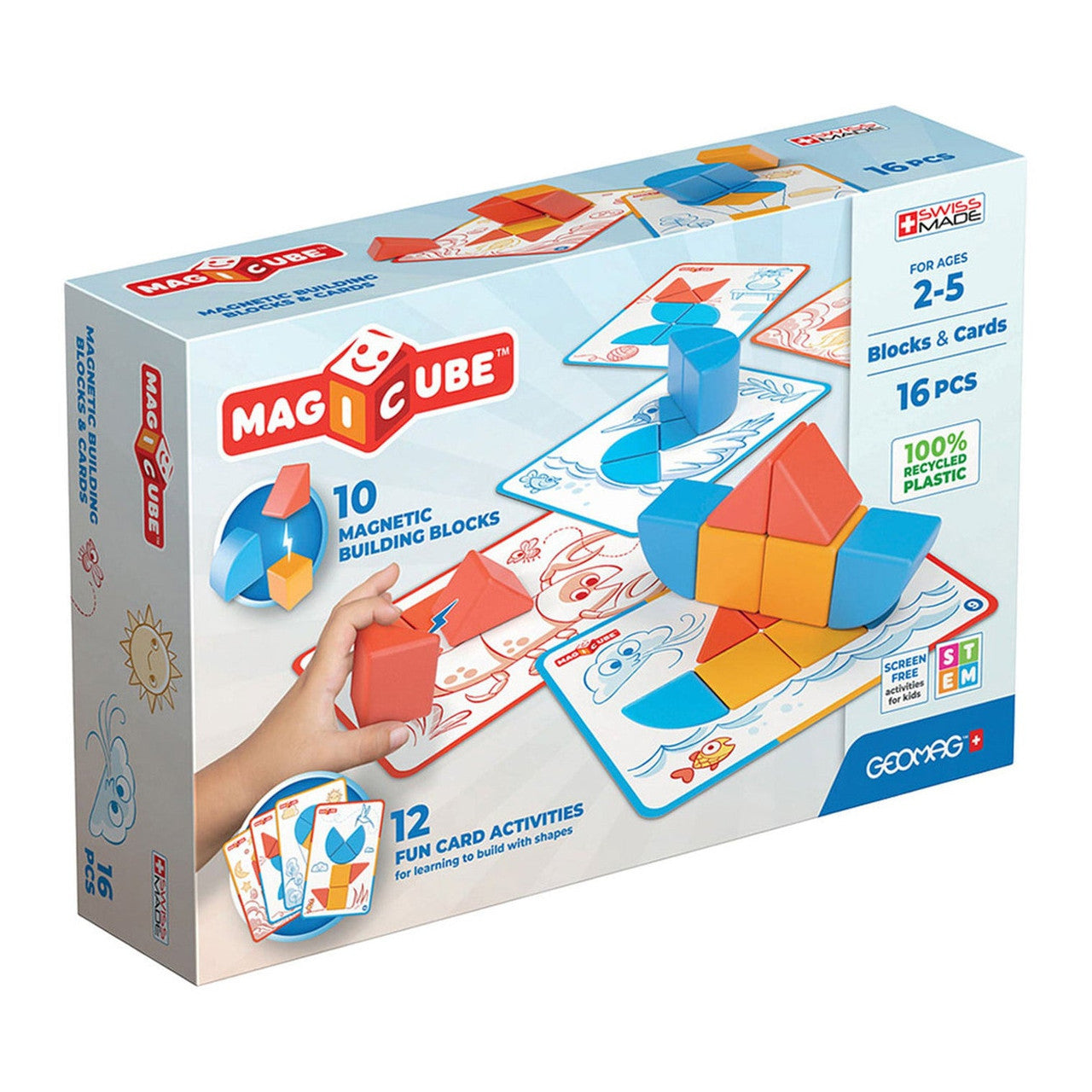Geomag - Magicube Blocks & Cards 16pc