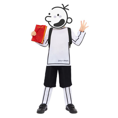 Anagram Diary of a Wimpy Kid Costume featuring a character-inspired outfit for kids