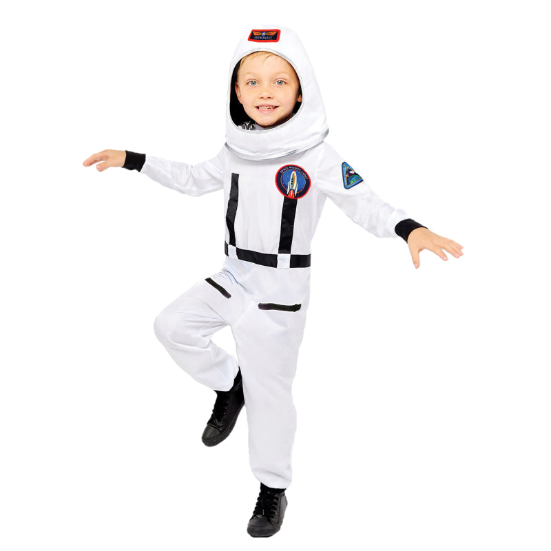 Anagram Astronaut Boys Costume featuring a realistic space explorer outfit for kids