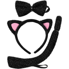 Anagram Cat Set Child costume accessory set with cat ears and tail for kids