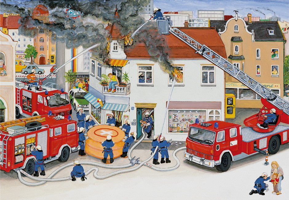 Ravensburger 2x24pc - Busy Fire Brigade Puzzle