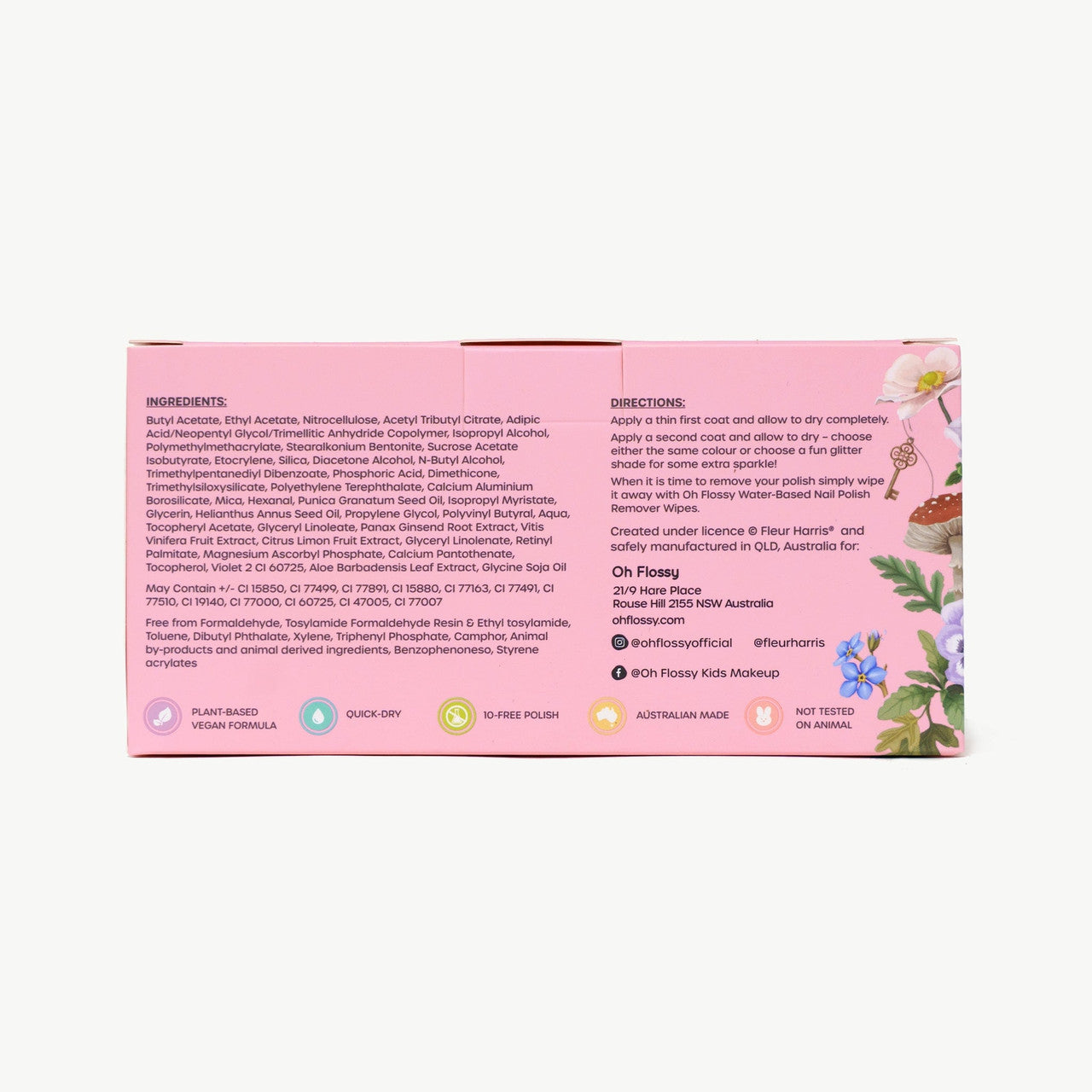Oh Flossy x Fleur Harris - Garden of Dreams Nail Polish Set