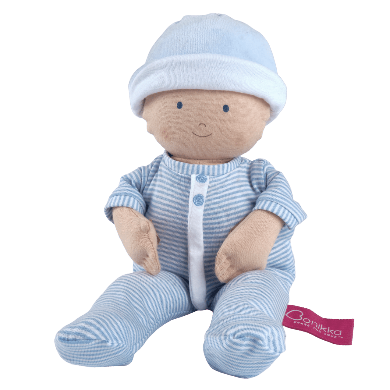 Bonikka - Blue Cherub Baby Boy Soft Doll