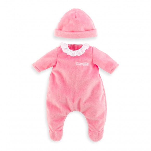 Corolle Mon Classique - Pink Pyjamas and Bonnet Set - 36cm