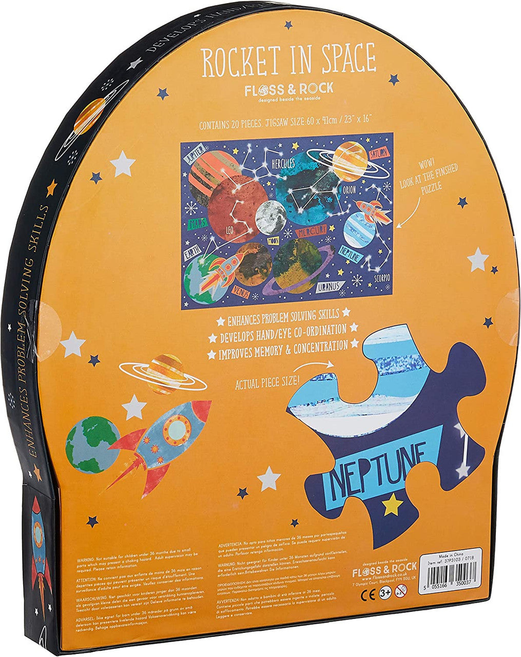 Floss & Rock 40pc - Rocket In Space Puzzle