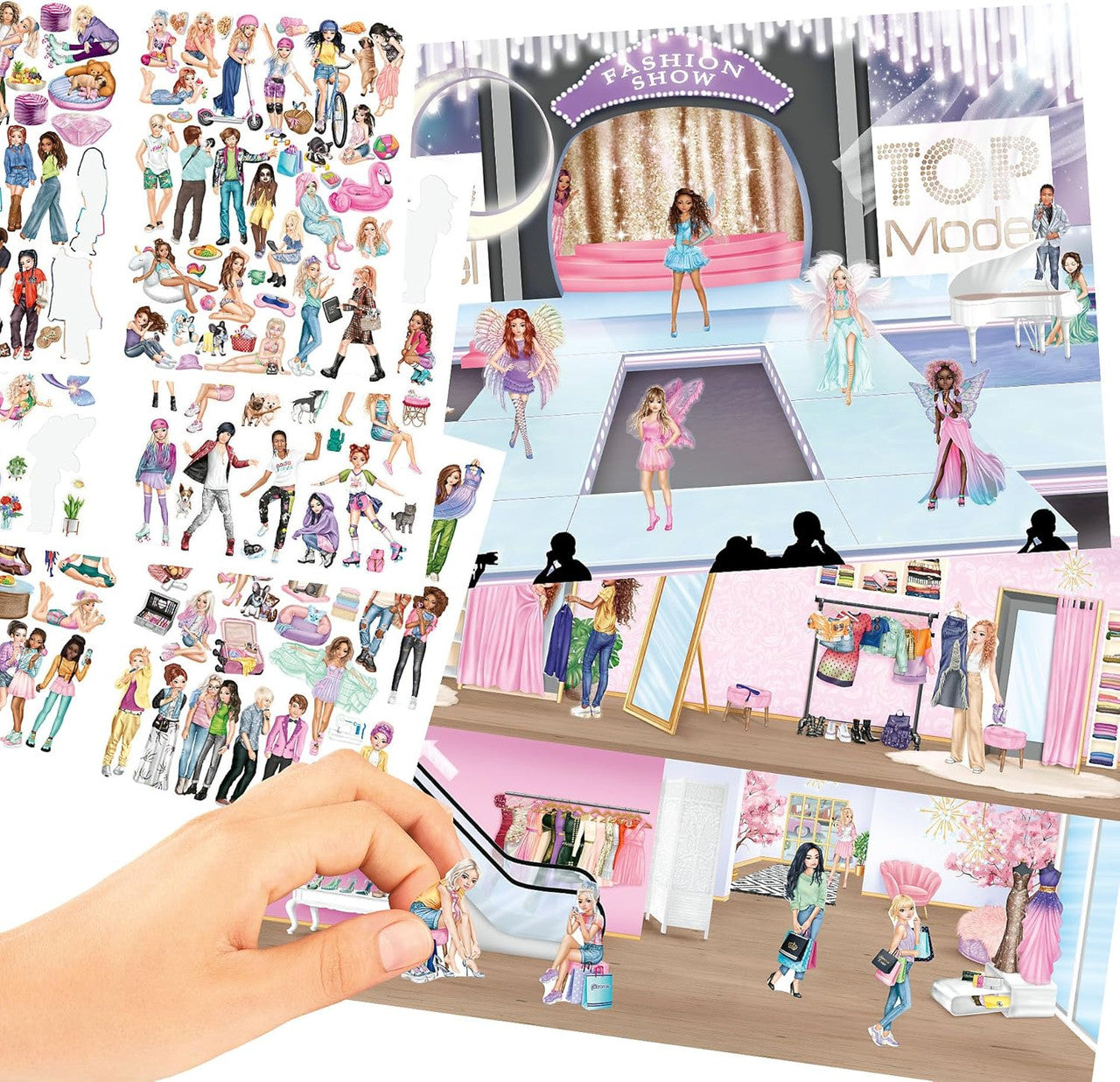 TOPModel - StickerWorld Activity Book
