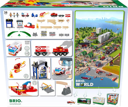 BRIO World - Rescue Team Train Set 36025