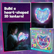Prismic Build Your Own 3D Puzzle - Tabletop Heart Lantern
