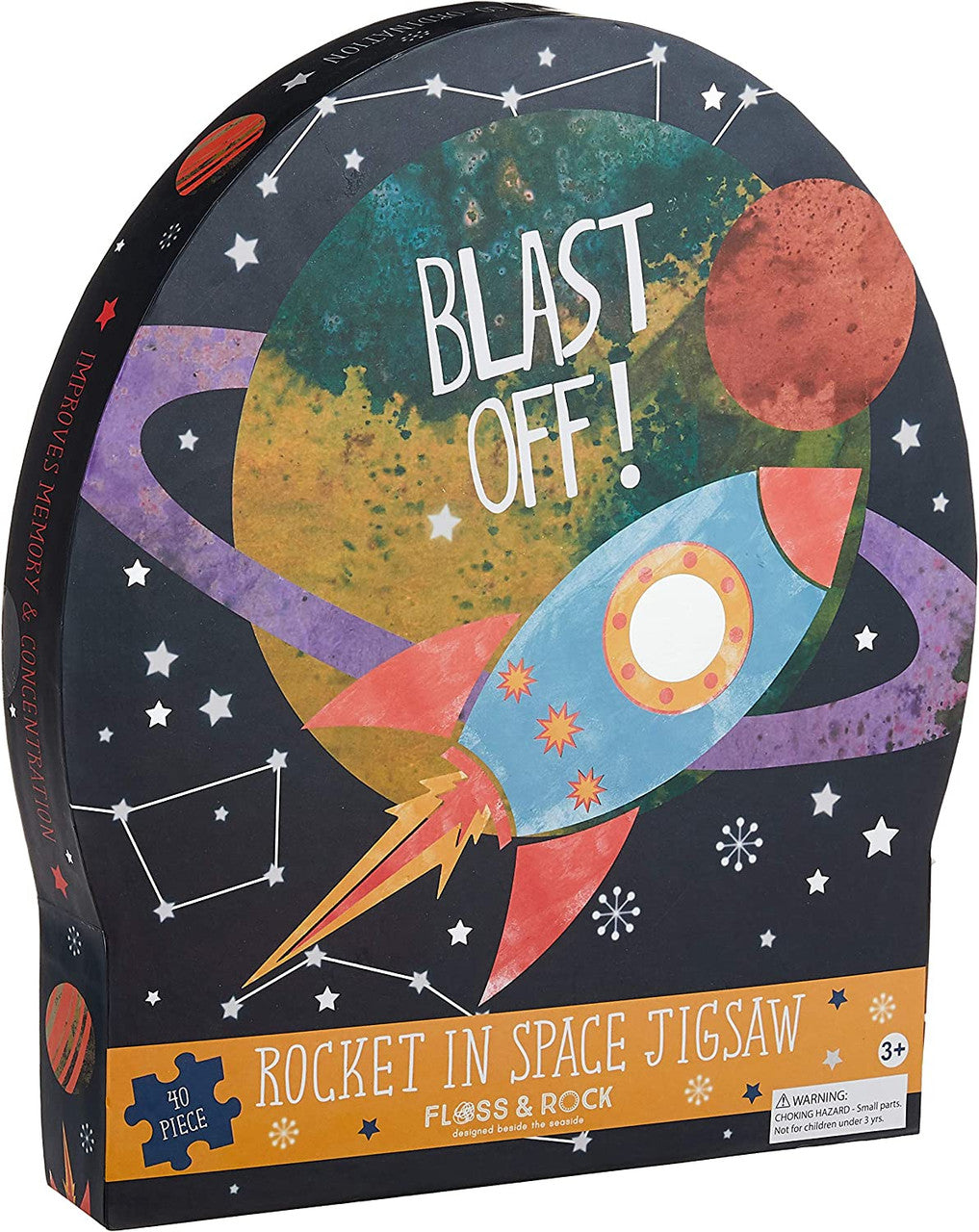 Floss & Rock 40pc - Rocket In Space Puzzle
