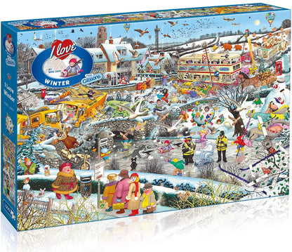 Gibsons 1000pc - I Love Winter Puzzle