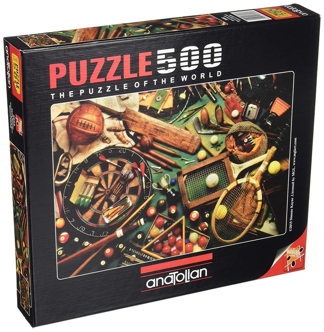 Anatolian 500pc - Classic Sports Gear Puzzle