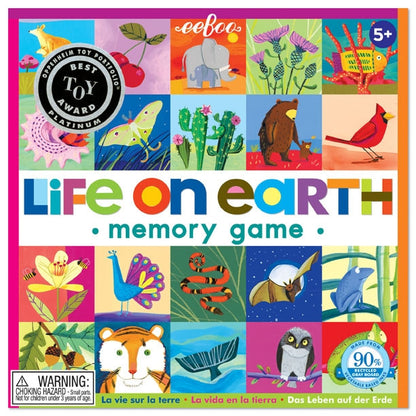 eeBoo - Memory & Matching Game - Life on Earth