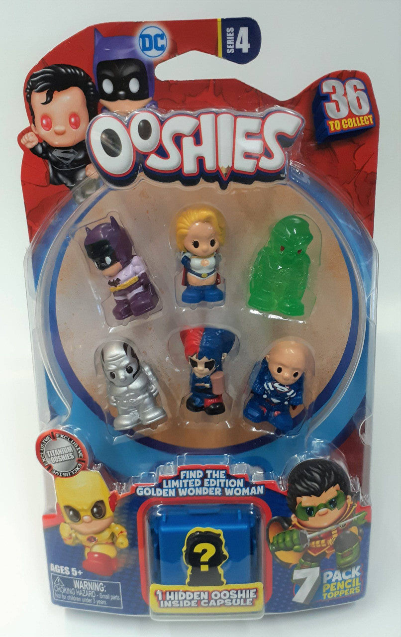 DC Comics - OOSHIES Pencil Topper 7 pack (Series 4) PACK 2
