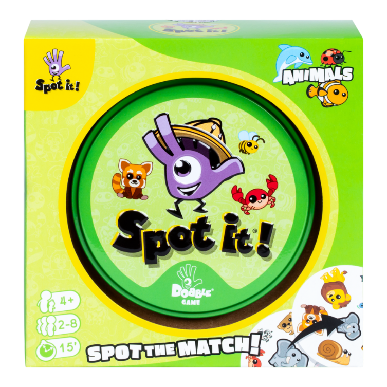 Spot It! Animals Card Game