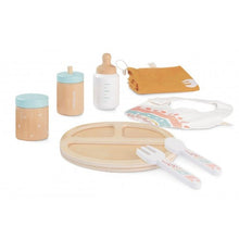 Miniland - Doll Wooden Feeding Set, 8 pcs